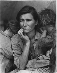 Family Photographed During the Great Depression by Dorothea Lange