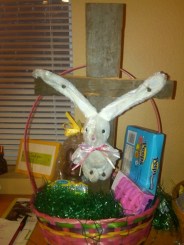 Easter Bunny Nailed to Cross