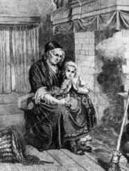 victorian poverty, mother and child