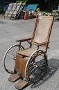 antique wheelchair