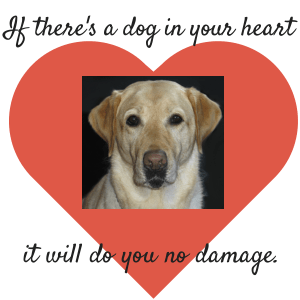dog-in-heart If there's a dog in your heart it will do no damage.